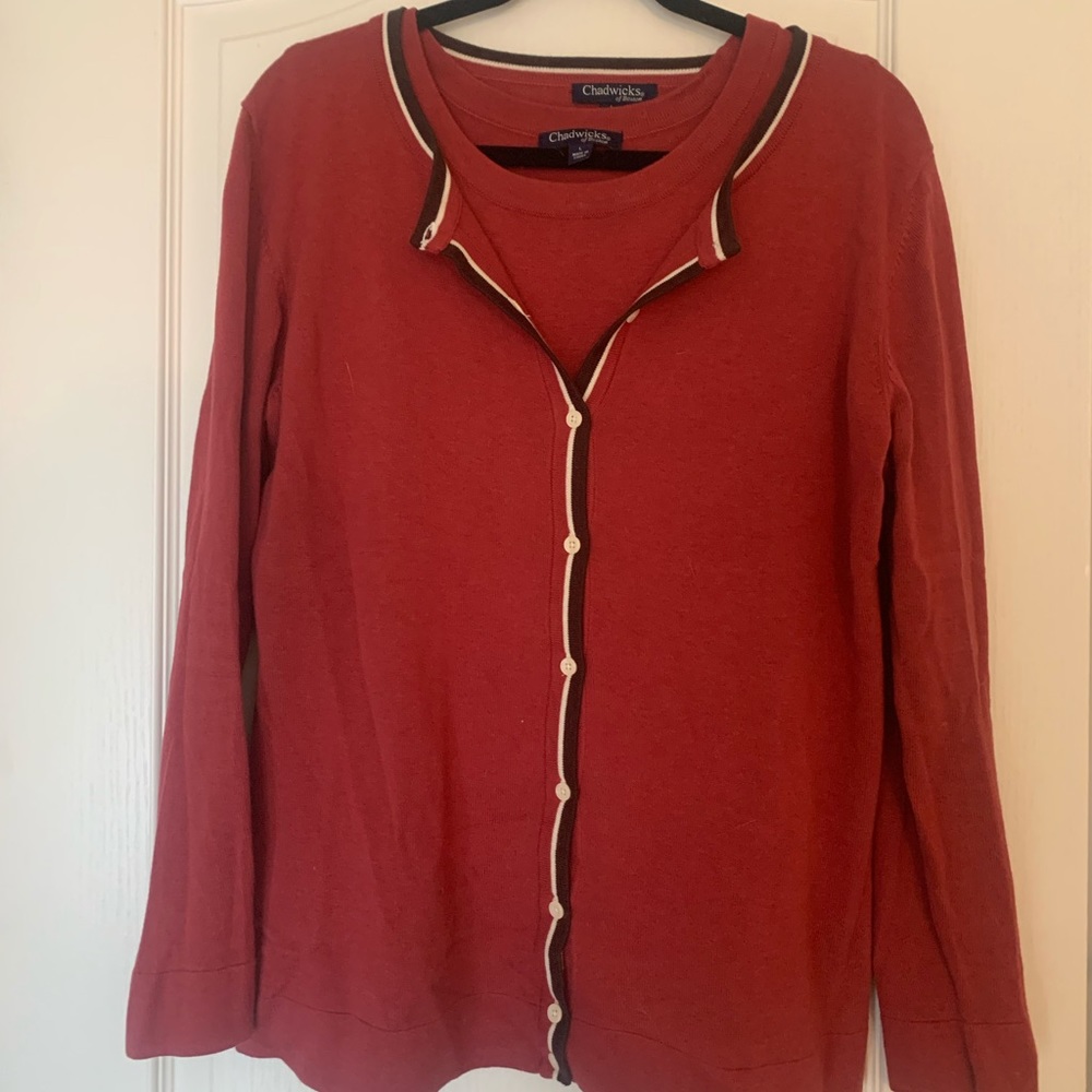 Chadwick’s of Boston twin set, size large